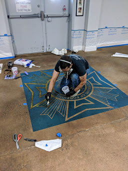 Logo installation