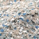 garage epoxy close up of flake