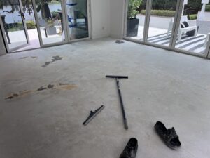 Prepped for epoxy